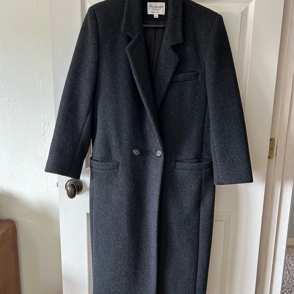 Vintage Ferncroft 100% Wool Coat